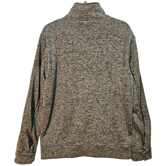 Men's size medium Mack Russo green full zip fleece sweater - Picture 2 of 10